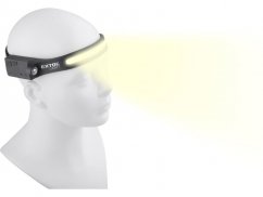 EXTOL LIGHT čelovka 350lm, USB nabíjení, s IR čidlem, COB, XPE LED 43186
