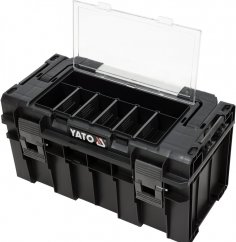 YATO Kufr na nářadí plastový box s organizérem 450x260x240mm YT-09183