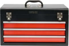 YATO Kufr, skříňka na nářadí 520 x 300 x 218 mm, 3 zásuvky YT-08873