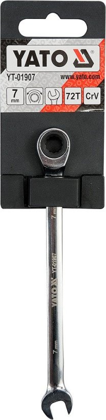 YATO Ráčnový klíč očkoplochý 7mm