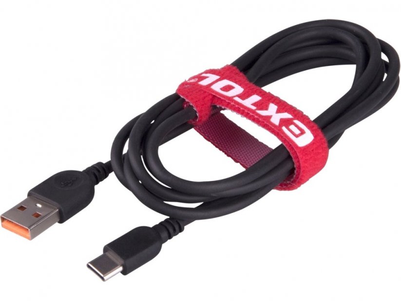 EXTOL ENERGY kabel USB, USB-C–USB-A, 1,5m 42090