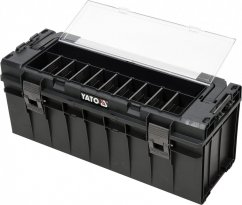 YATO Kufr na nářadí plastový box s organizérem 650x270x272mm YT-09184