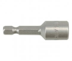 Klíč nástavec nástrčný magnetický 1/4" 10 x 48 mm CrV blistr