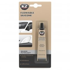 K2 FLOWABLE SILICONE 21g - silikonové těsnění autoskel a reflektorů