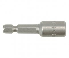 Klíč nástavec nástrčný magnetický 1/4" 8 x 48 mm CrV blistr