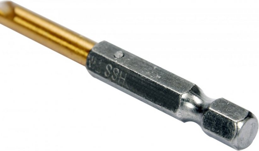 Vrták do kovu HSS-titan 5,0mm se šestihranou stopkou 1/4" Yato YT-44761