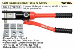 Kleště lisovací na koncovky kabelů 10-120mm2