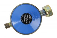 LPG regulátor tlaku plynu 30 mBar, redukční ventil, pro nízkotlaké vařiče, W21,8 a G1/4L"